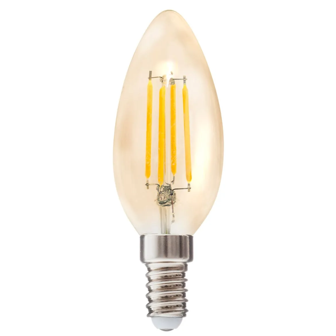 Bombilla Vintage Led Ámbar C35 2W E14