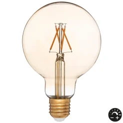 Bombilla Vintage Led Ámbar G95 2W E27