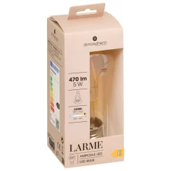 Bombilla VINTAGE ámbar led St64 5W E27