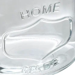Bombonera De Vidrio C/Tapa Inoxidable 1L