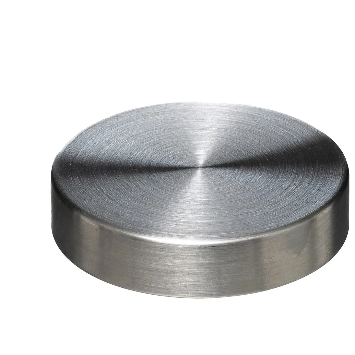 Bombonera De Vidrio C/Tapa Inoxidable 1L