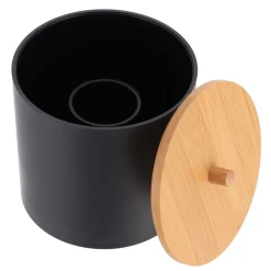 Bote De Bambú Negro