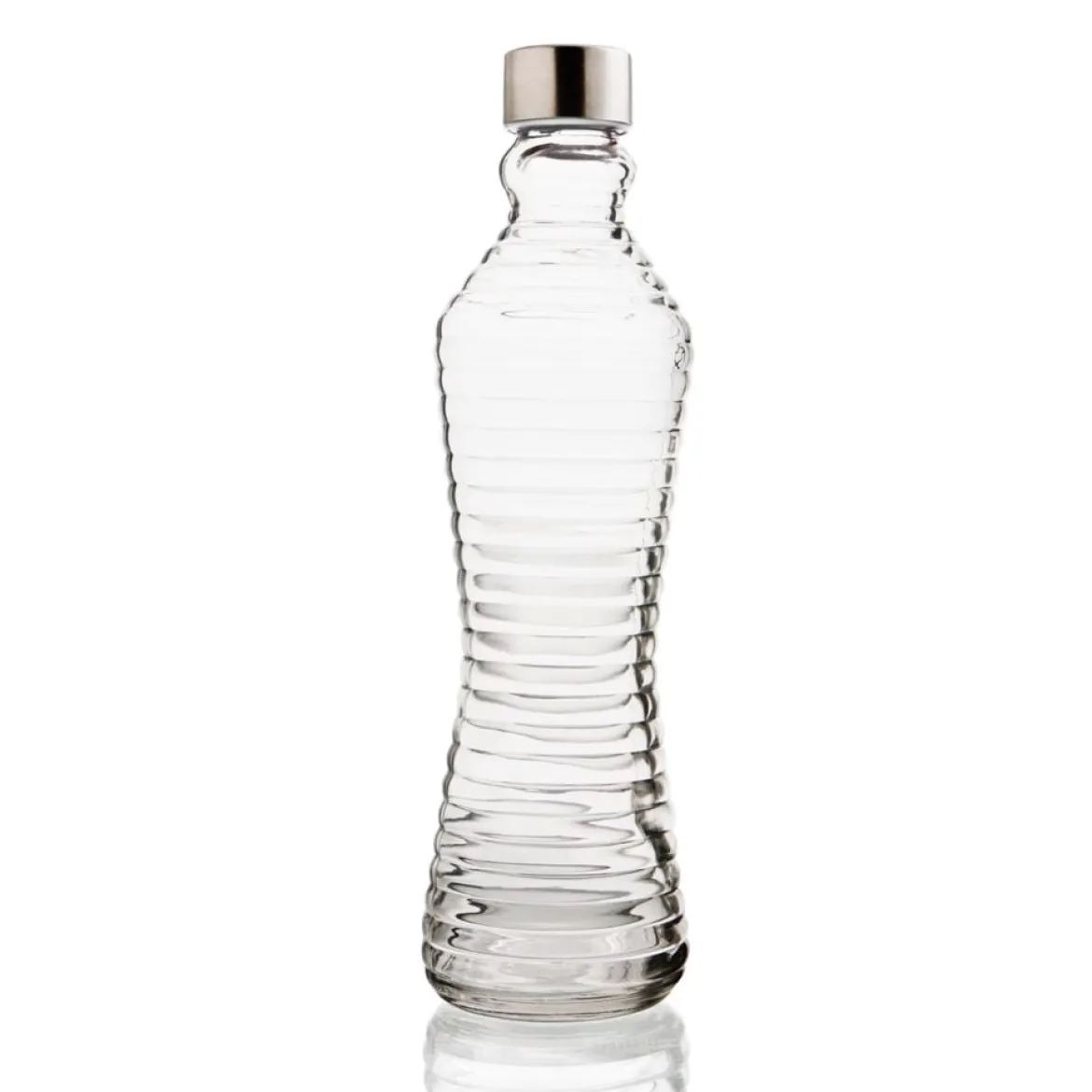 Botella De Vidrio C/Tapa Metálica 1L
