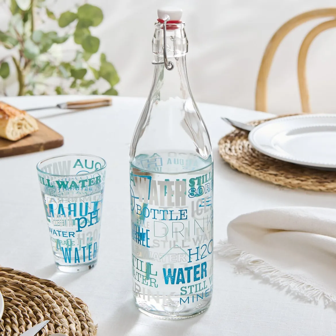Botella de vidrio 1L