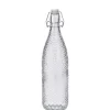 Botella De Vidrio Rayas 1L