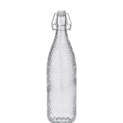 Botella De Vidrio Rayas 1L