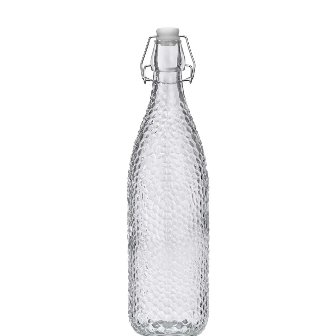 Botella De Vidrio Rayas 1L