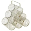 Botellero para 6 botellas MAYAJ beige de metal