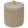Bote Para Algodones Onyx Lino
