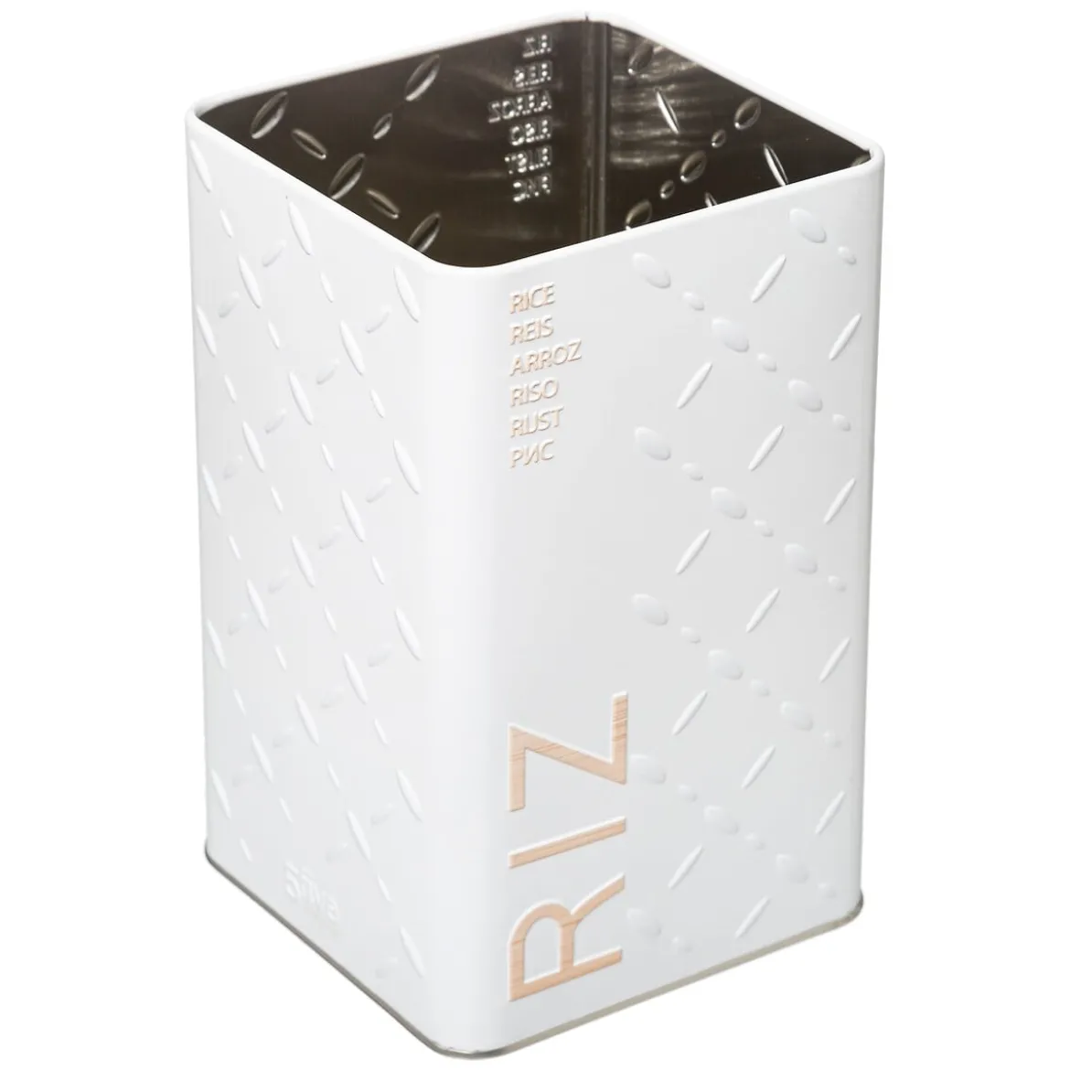 Bote P/Arroz Scandi 10.5x10.5x18.5Cm