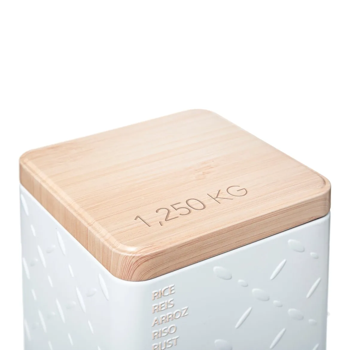 Bote P/Arroz Scandi 10.5x10.5x18.5Cm