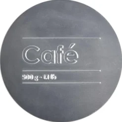 Bote P/Café Metálico C/Diseño