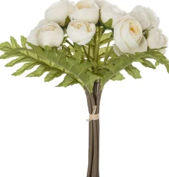 Bouquet C/18 Camelias Mini Blancas 30Cm