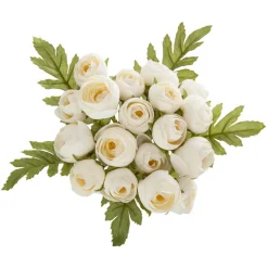 Bouquet C/18 Camelias Mini Blancas 30Cm
