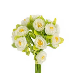 Bouquet Con 15 Camelias Blancas 23Cm
