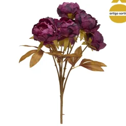 Bouquet con peonias artificiales 53cm