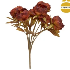 Bouquet con peonias artificiales 53cm