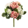 Bouquet De Rosas Blanco/Rosa 35Cm