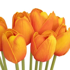 Bouquet De 10 Tulipanes Naranja 48cm