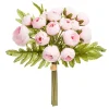 Bouquet 18 Mini Camelias Rosas 30Cm