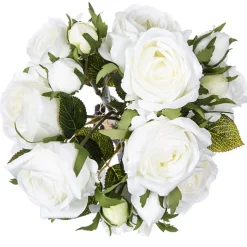 Bouquet 15 Rosas Blancas 40Cm
