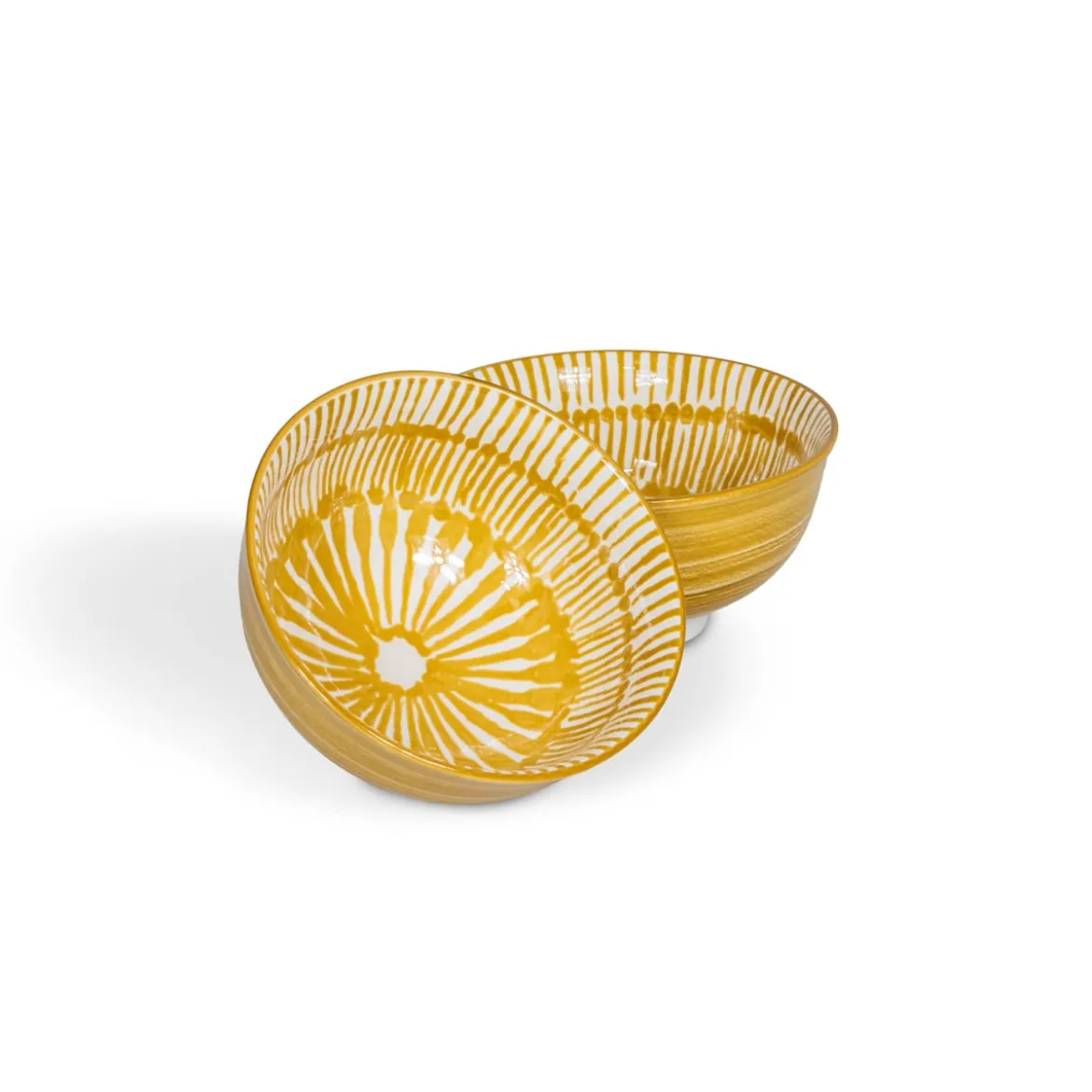 Bowl Alive De Cerámica Amarillo 12Cm