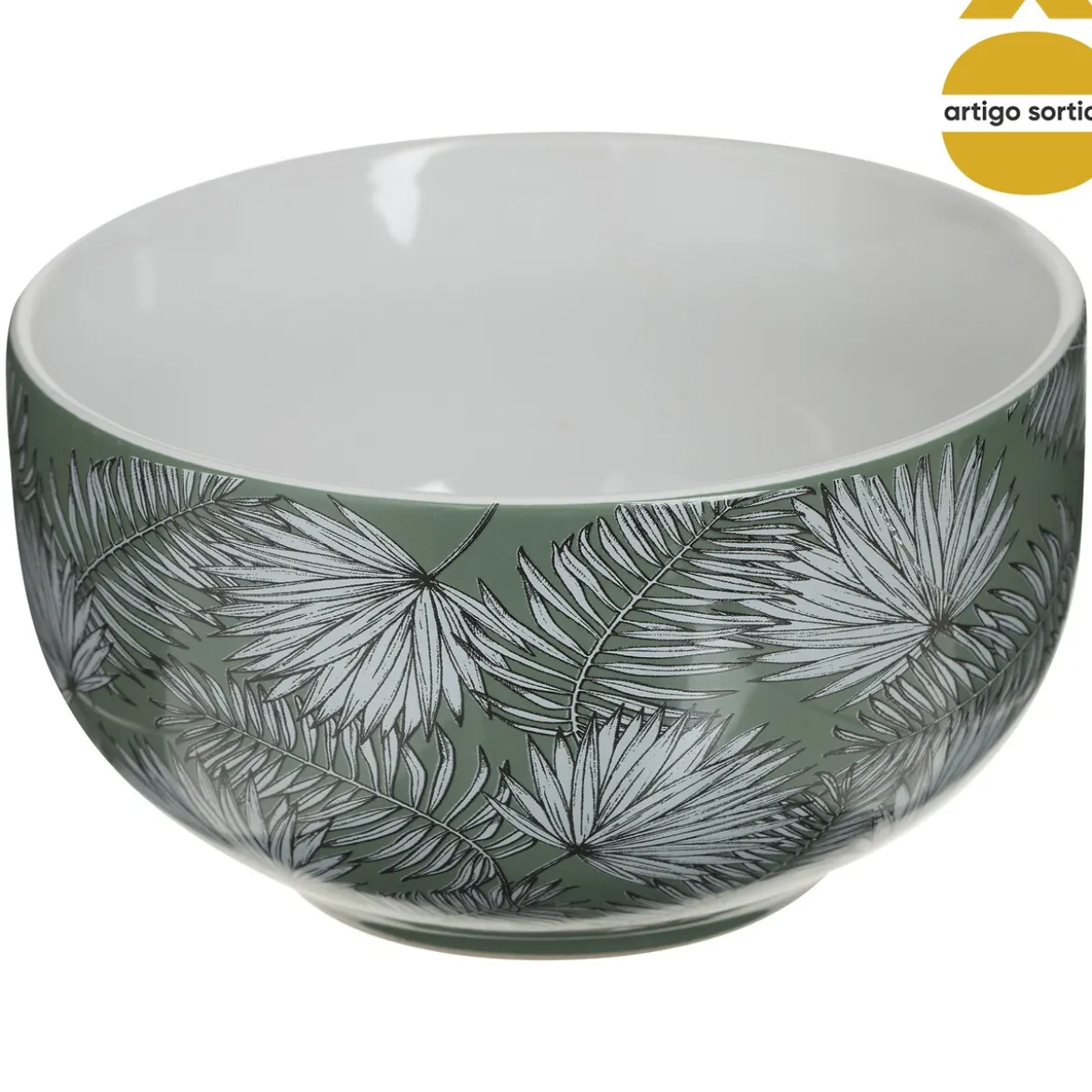 Bowl Cerámica Hojas De La Selva 50Cl