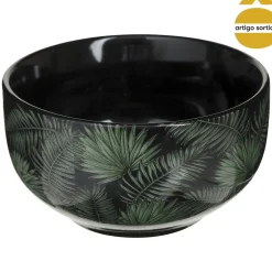 Bowl Cerámica Hojas De La Selva 50Cl
