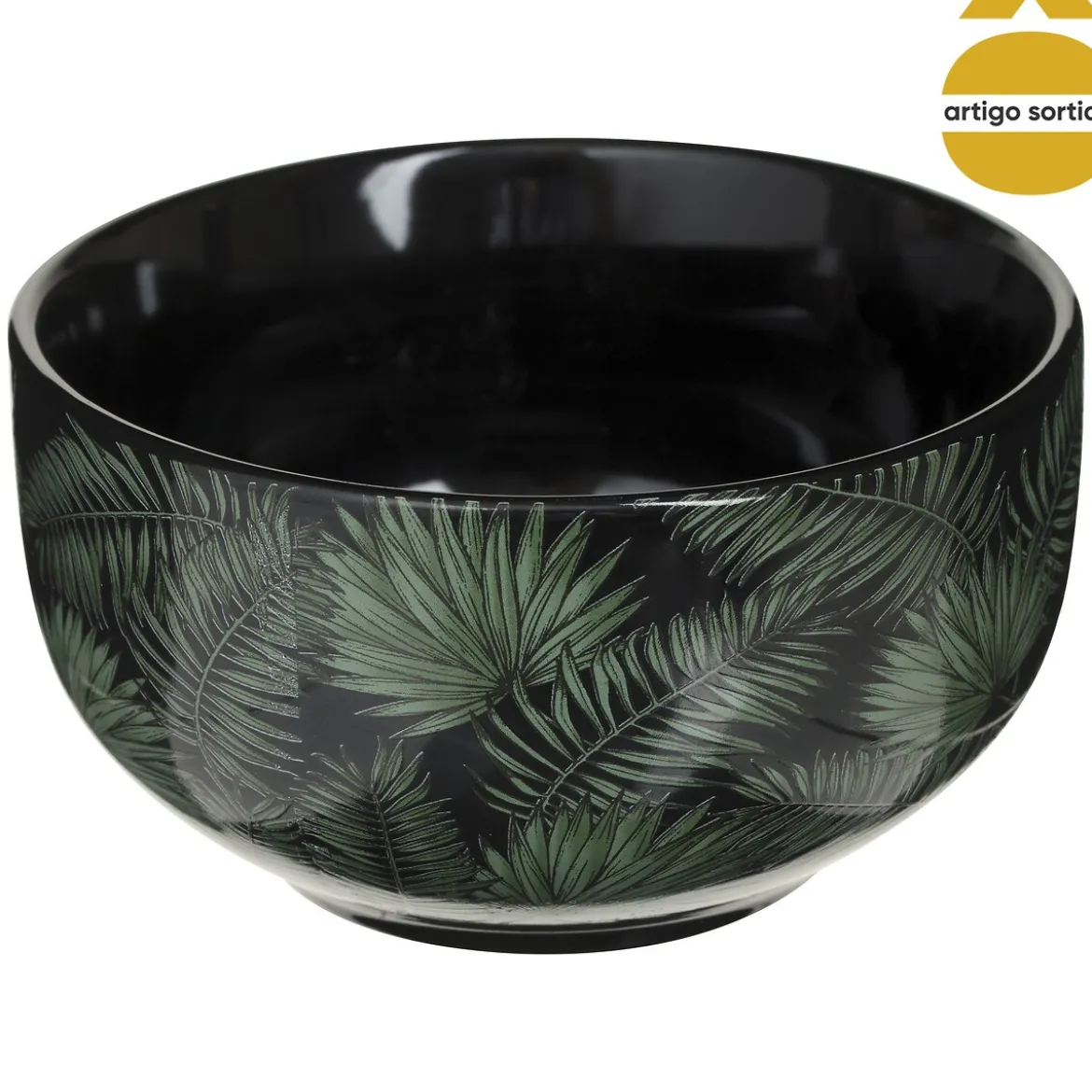 Bowl Cerámica Hojas De La Selva 50Cl