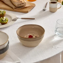 Bowl KATE beige de porcelana 72cl