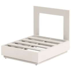 Butaca ALLURE de aluminio beige