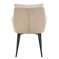 Butaca BIBURY de tela beige