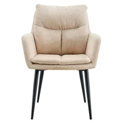Butaca BIBURY de tela beige