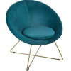 Butaca EVAN Azul 76x67x73