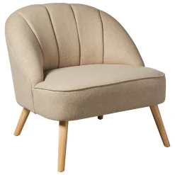 Butaca NAOVA beige de madera