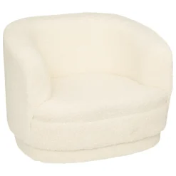 Butaca SKY tejido bouclé blanco