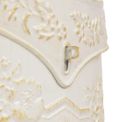 Buzón de correo TINO de hierro blanco 28x9x40cm