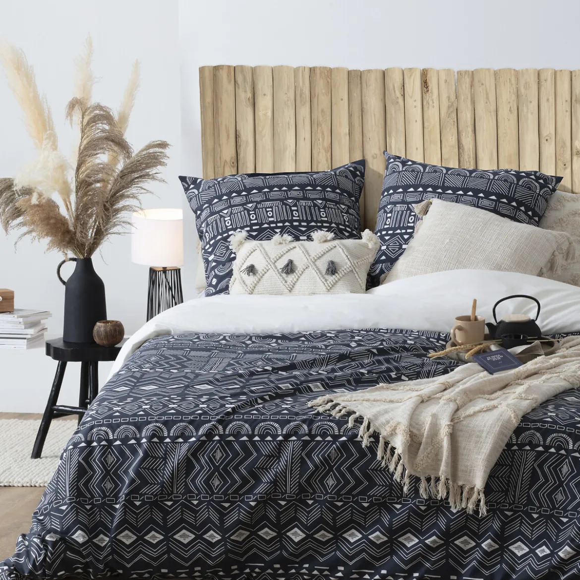 Cabecero Jayden Beige Madera