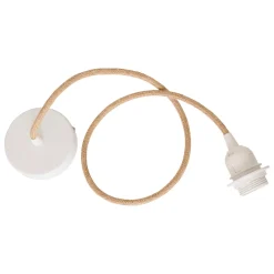 Cable eléctrico NOE beige para lámpara colgante