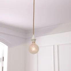 Cable eléctrico NOE beige para lámpara colgante