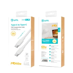 Cable USB Tipo C 1M Blanco