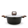 Cacerola Oslo C/Tapa De Vidrio 24Cm