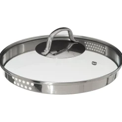 Cacerola RESILIENCE inox con tapa de vidrio 28cm