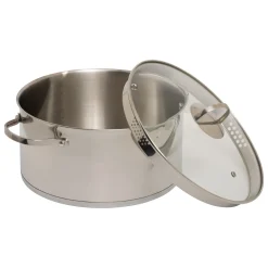 Cacerola RESILIENCE inox con tapa de vidrio 28cm