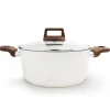 Cacerola Stonebright C/Tapa Vidrio 28Cm