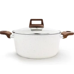 Cacerola Stonebright C/Tapa Vidrio 28Cm