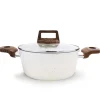 Cacerola Stonebright C/Tapa Vidrio 20Cm