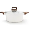 Cacerola Stonebright C/Tapa Vidrio 24Cm