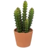 Cactus artificial ALI con maceta terracota