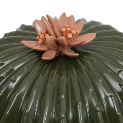 Cactus decorativo redondo de cerámica PAN verde
